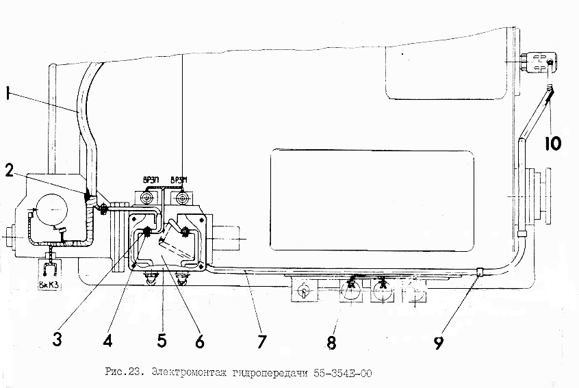 Электромонтаж гидропередачи 55-354Е-00