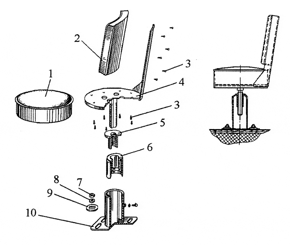 Сиденье машиниста ТЭМ18.90.36.000