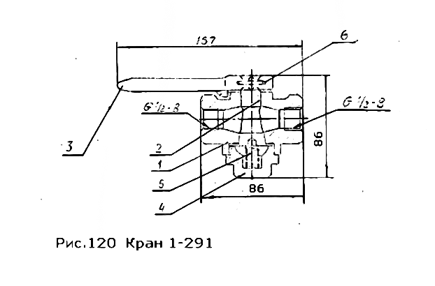 Кран I-2У1 ОСТ 24.290-16-86 383сбА