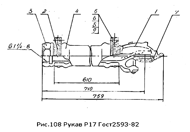Рукав Р17 ГОСТ 2593-82 Р17.000