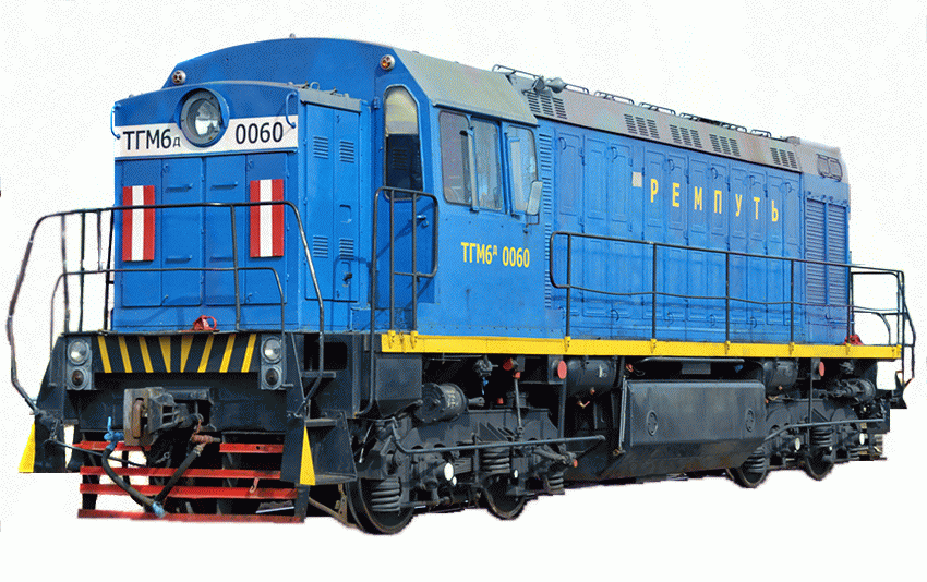 Тепловоз ТГМ6Д (общий вид) 362.00.00.000